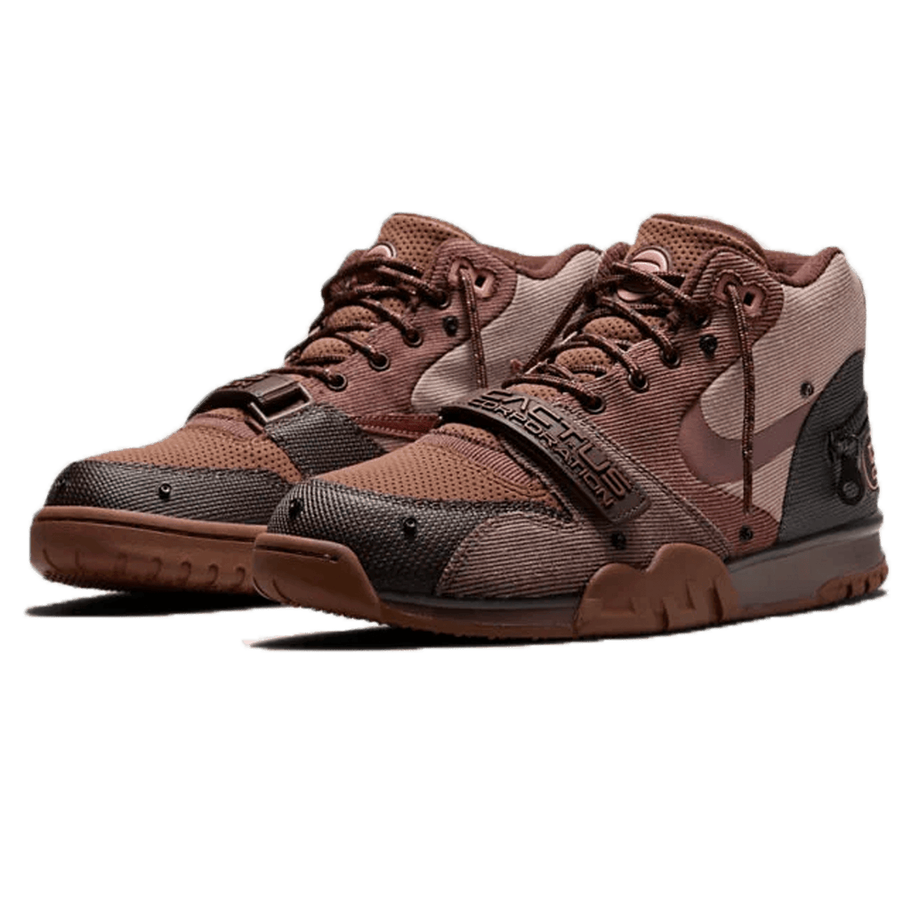 Travis Scott x Nike Air Trainer 1 SP 'Wheat' — UK 3 | EU 35.5 | US 3.5 — Side View