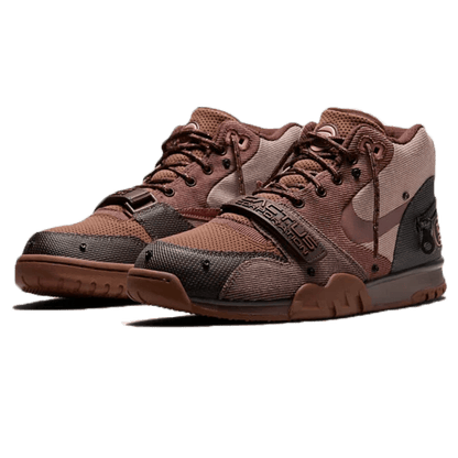 Travis Scott x Nike Air Trainer 1 SP 'Wheat' — UK 3 | EU 35.5 | US 3.5 — Side View