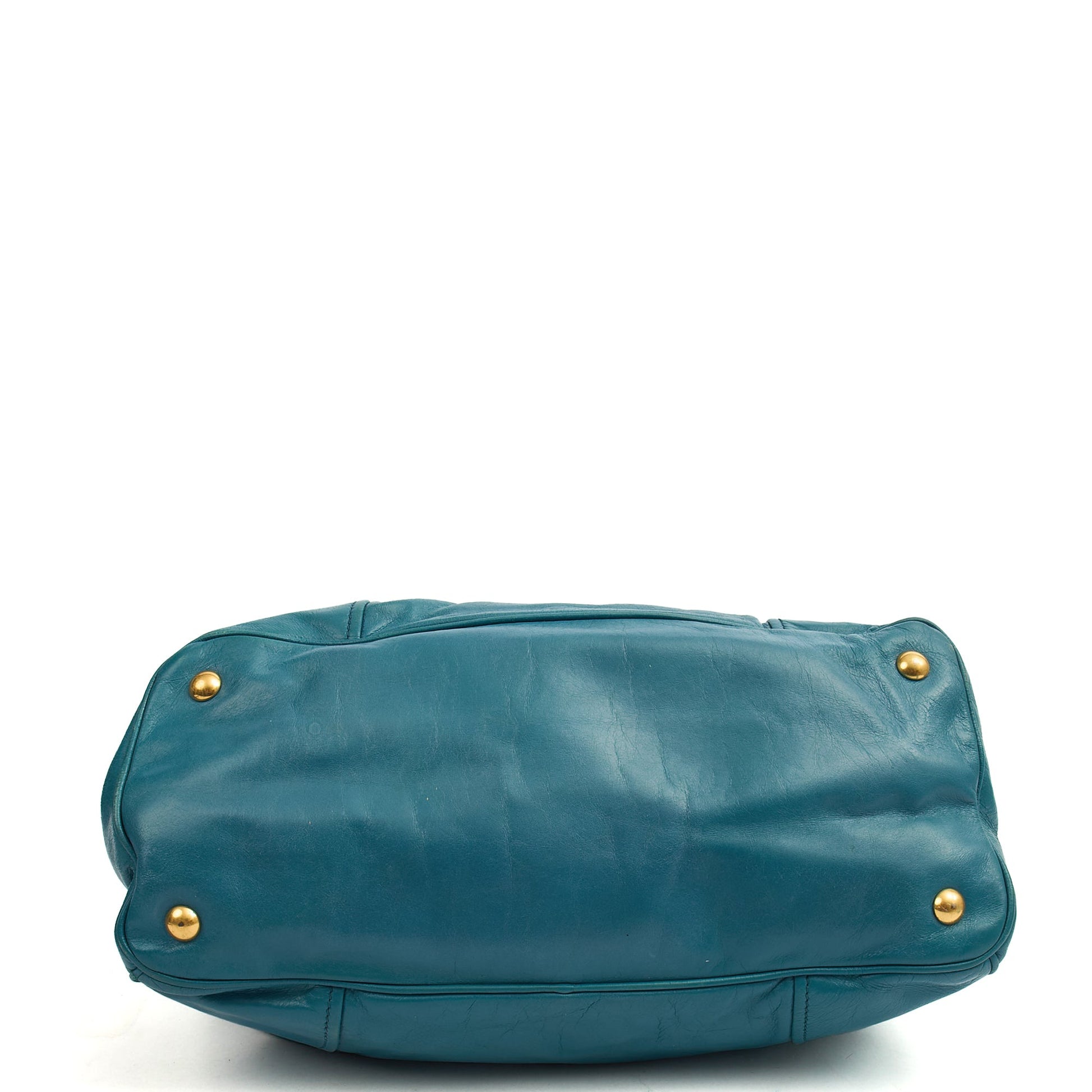 Miu Miu Tote Tote in Blue, Exotic Effect Leather — Alternate View 12