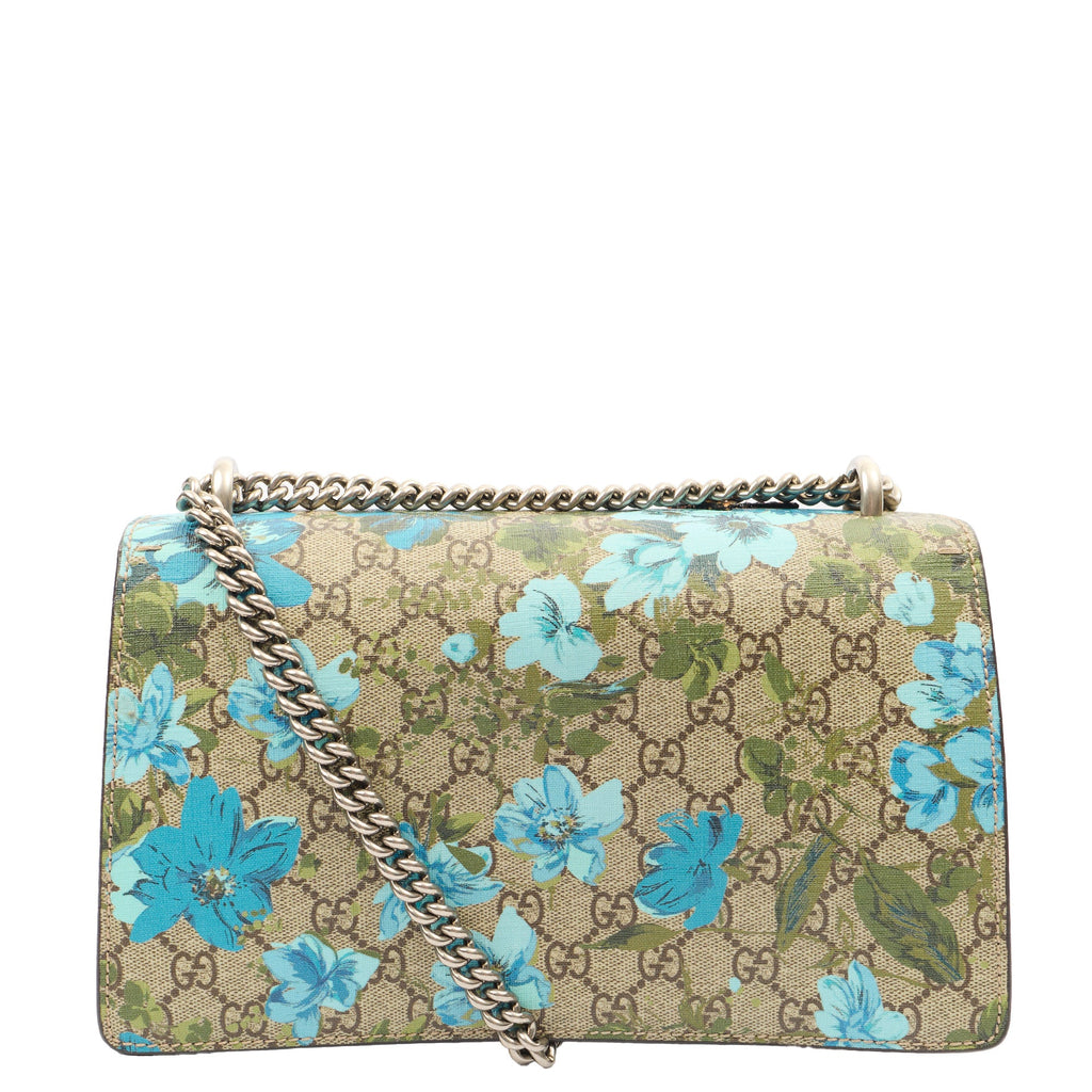 Gucci Cross Body Dionysus - Small in Blue Blooms, GG Supreme Canvas — Alternate View 9