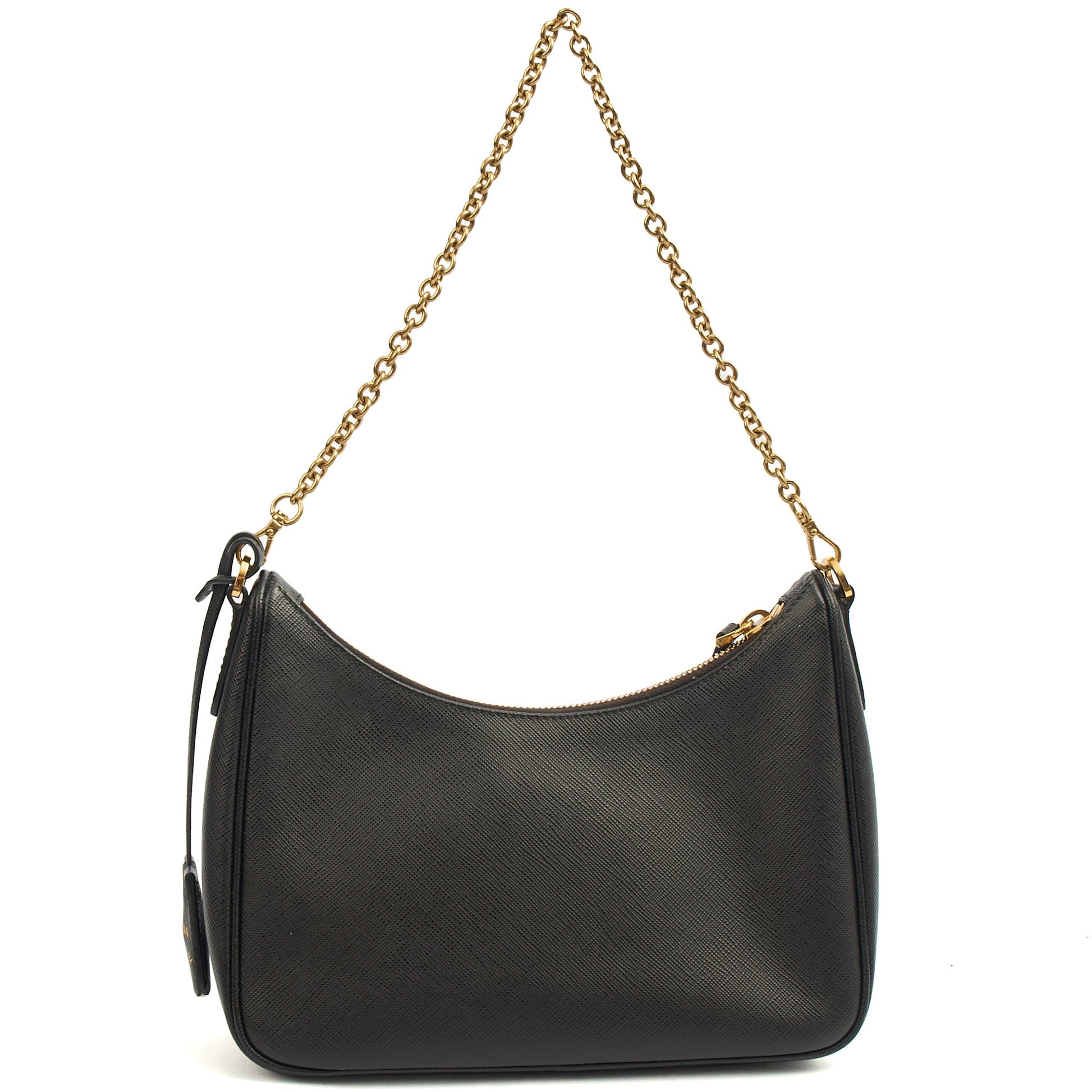 Prada Cross Body Re-Edition 2005 Saffiano in Black, Saffiano Leather — Alternate View 10