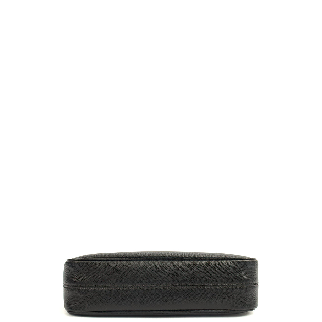 Prada Cross Body Re-Edition 2005 Saffiano in Black, Saffiano Leather — Alternate View 11