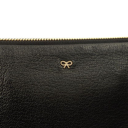 Anya Hindmarch Clutch Clutch in Black, Leather — Detail View