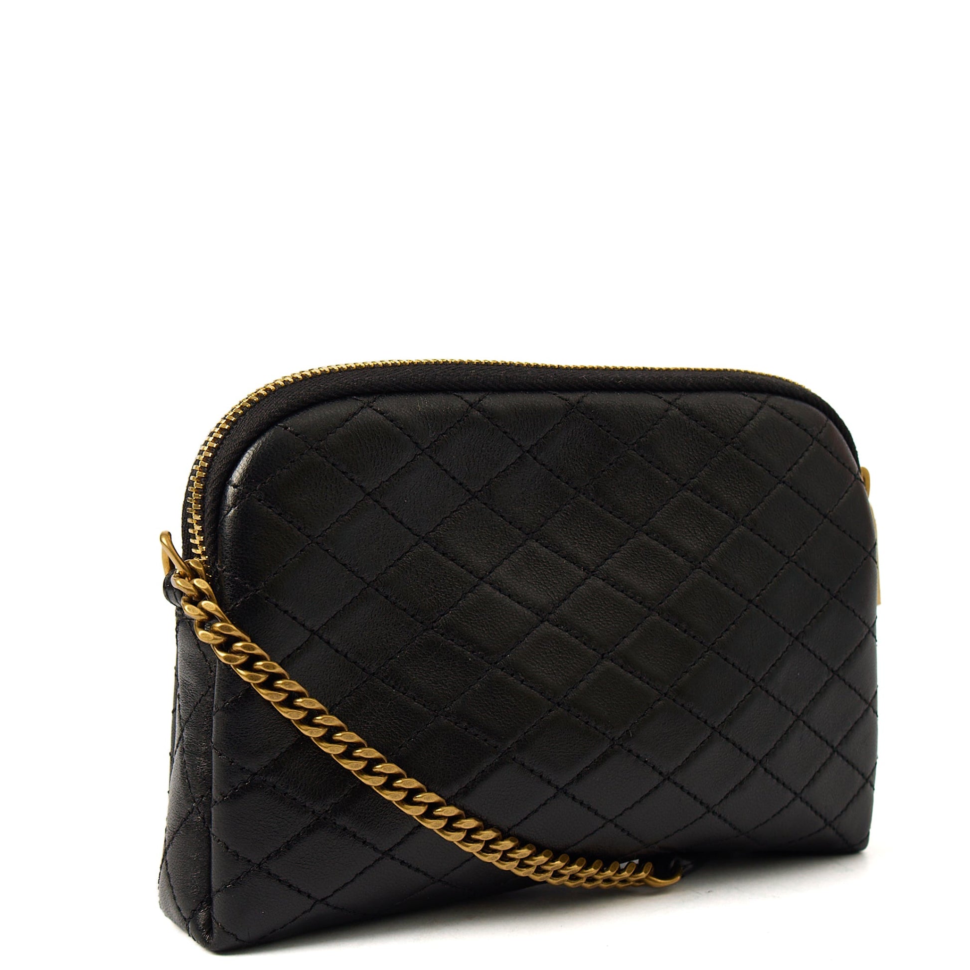 Saint Laurent Cross Body Gaby - Medium in Black, Leather — Back View