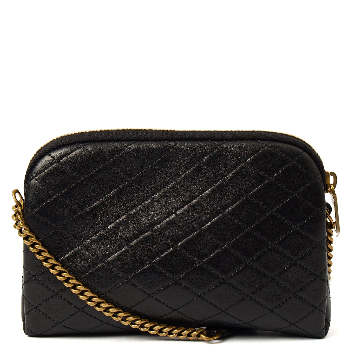 Saint Laurent Cross Body Gaby - Medium in Black, Leather — Top View