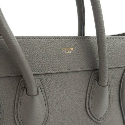 Celine Tote Luggage - Mini in Grey, Leather — Lifestyle View