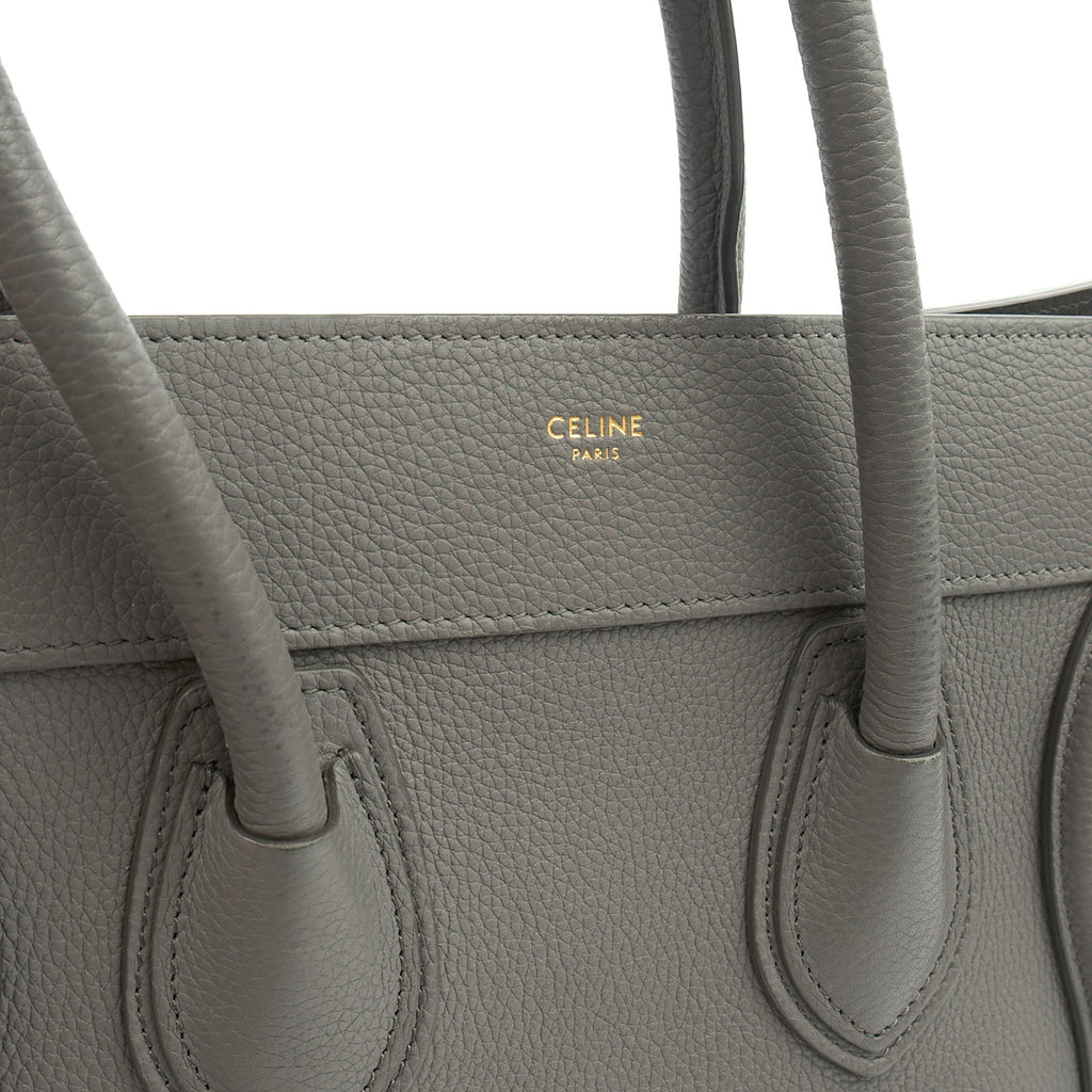 Celine Tote Luggage - Mini in Grey, Leather — Alternate View 12