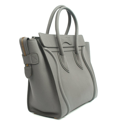 Celine Tote Luggage - Mini in Grey, Leather — Alternate View 14