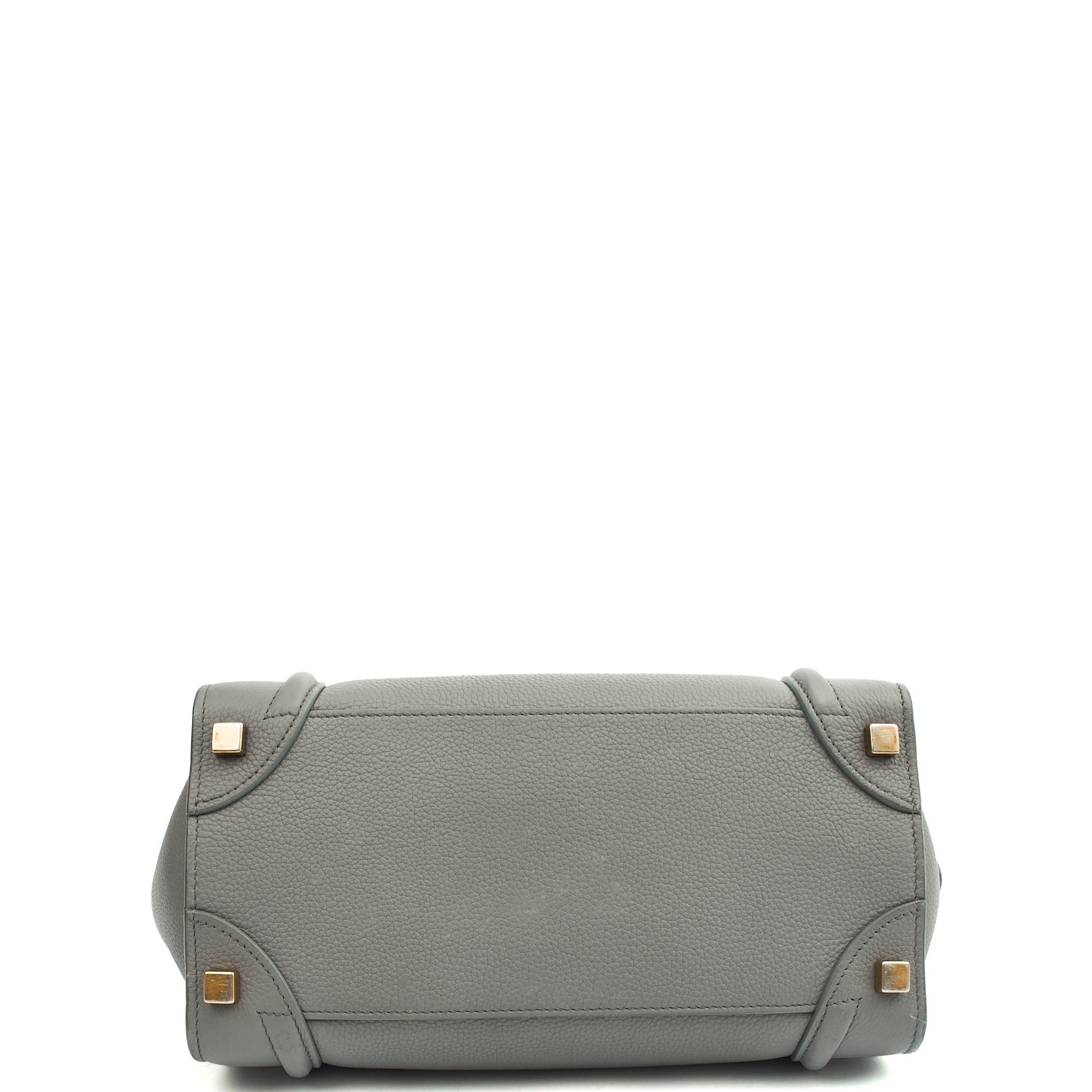 Celine Tote Luggage - Mini in Grey, Leather — Alternate View 10