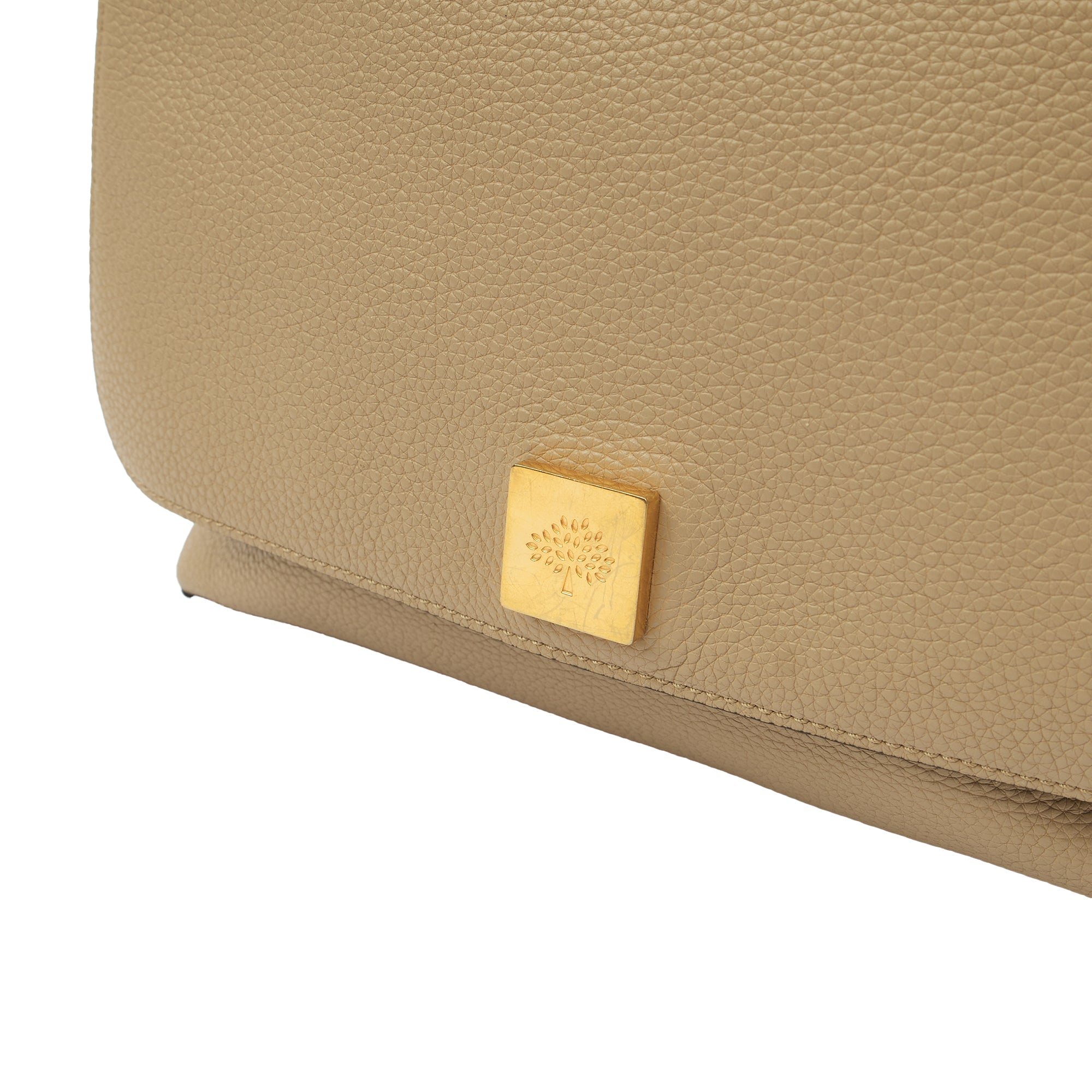 Mulberry Satchel Freya Satchel in Neutral, Leather — Lifestyle View