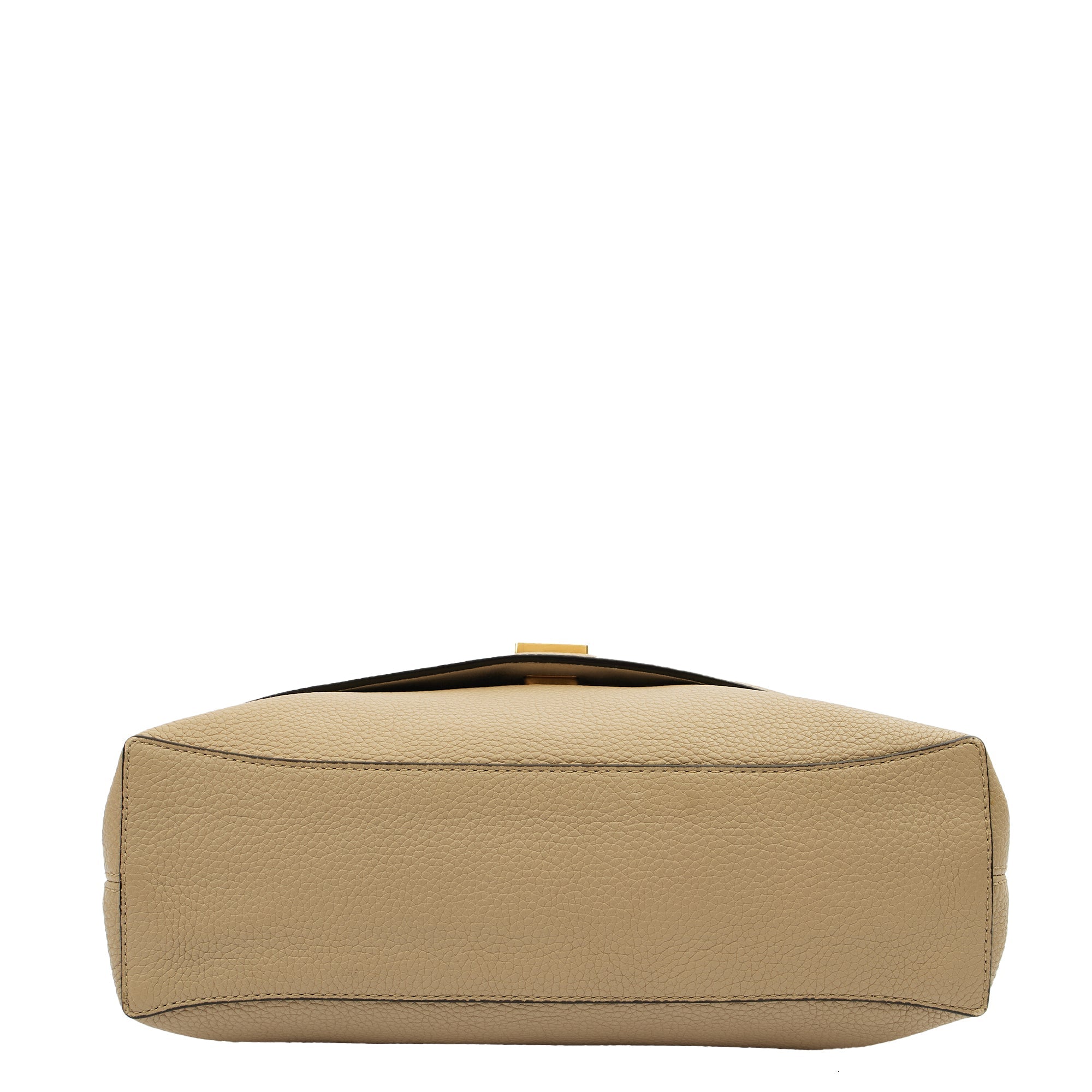Mulberry Satchel Freya Satchel in Neutral, Leather — Top View