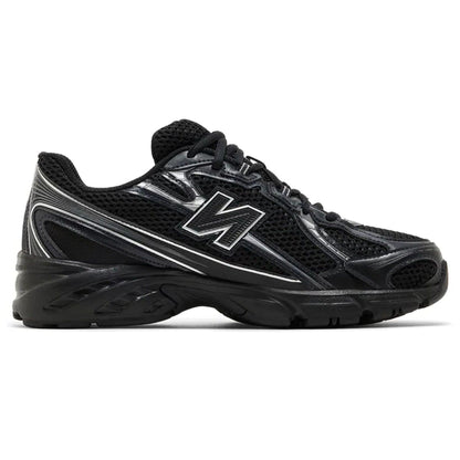 New Balance 740v2 'Black Silver Metallic' — UK 3.5 | EU 36 | US 4 — Side View