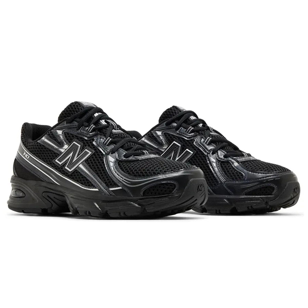 New Balance 740v2 'Black Silver Metallic' — UK 3.5 | EU 36 | US 4 — Top View