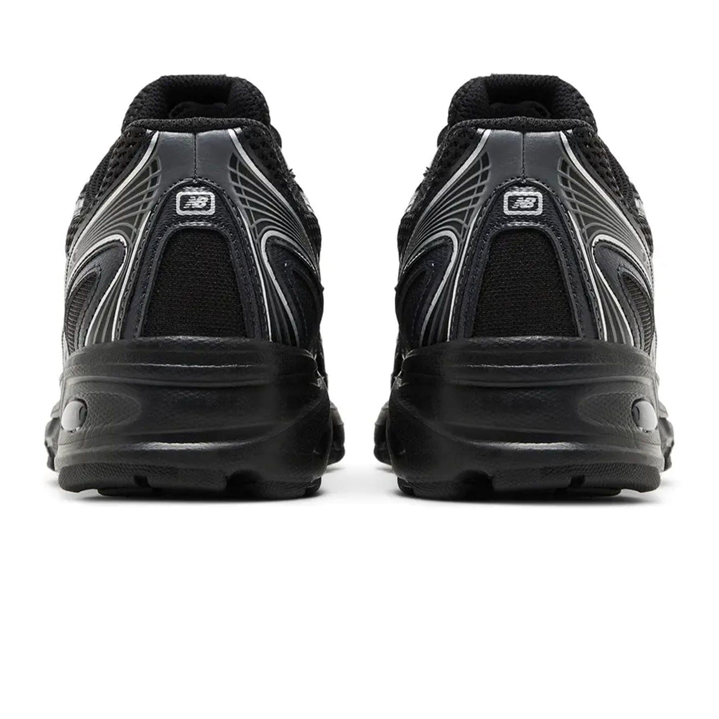 New Balance 740v2 'Black Silver Metallic' — UK 3.5 | EU 36 | US 4 — Back View