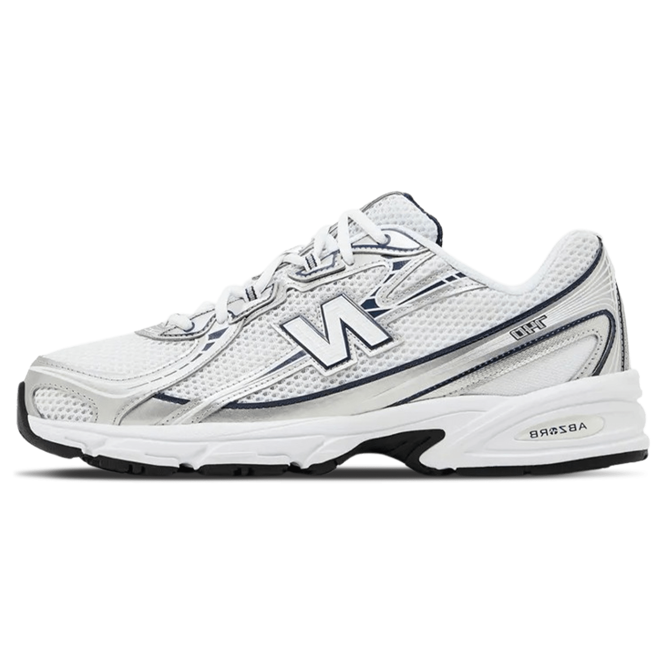 New Balance 740v2 'White Navy Shadow Grey' — UK 3.5 | EU 36 | US 4 — Front View