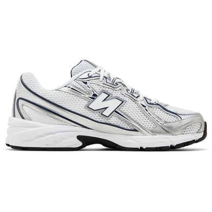 New Balance 740v2 'White Navy Shadow Grey' — UK 3.5 | EU 36 | US 4 — Side View