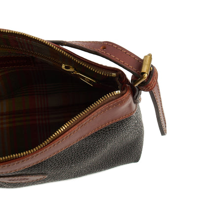 Mulberry Cross Body Vintage Shoulder Bag in Black, Scotchgrain — Alternate View 7