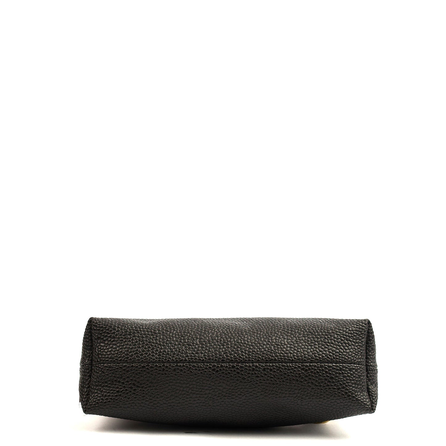 Mulberry Cross Body Vintage Shoulder Bag in Black, Scotchgrain — Detail View