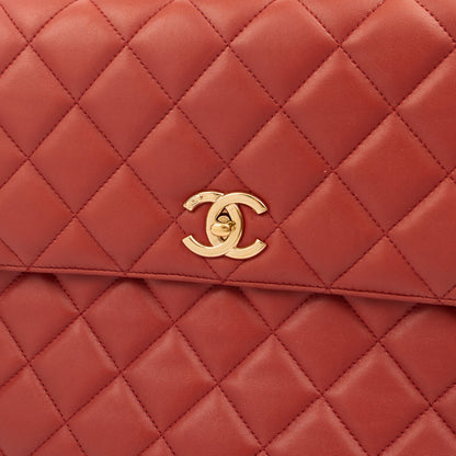 Chanel Top Handle Trendy CC in Red, Lambskin Leather — Alternate View 8