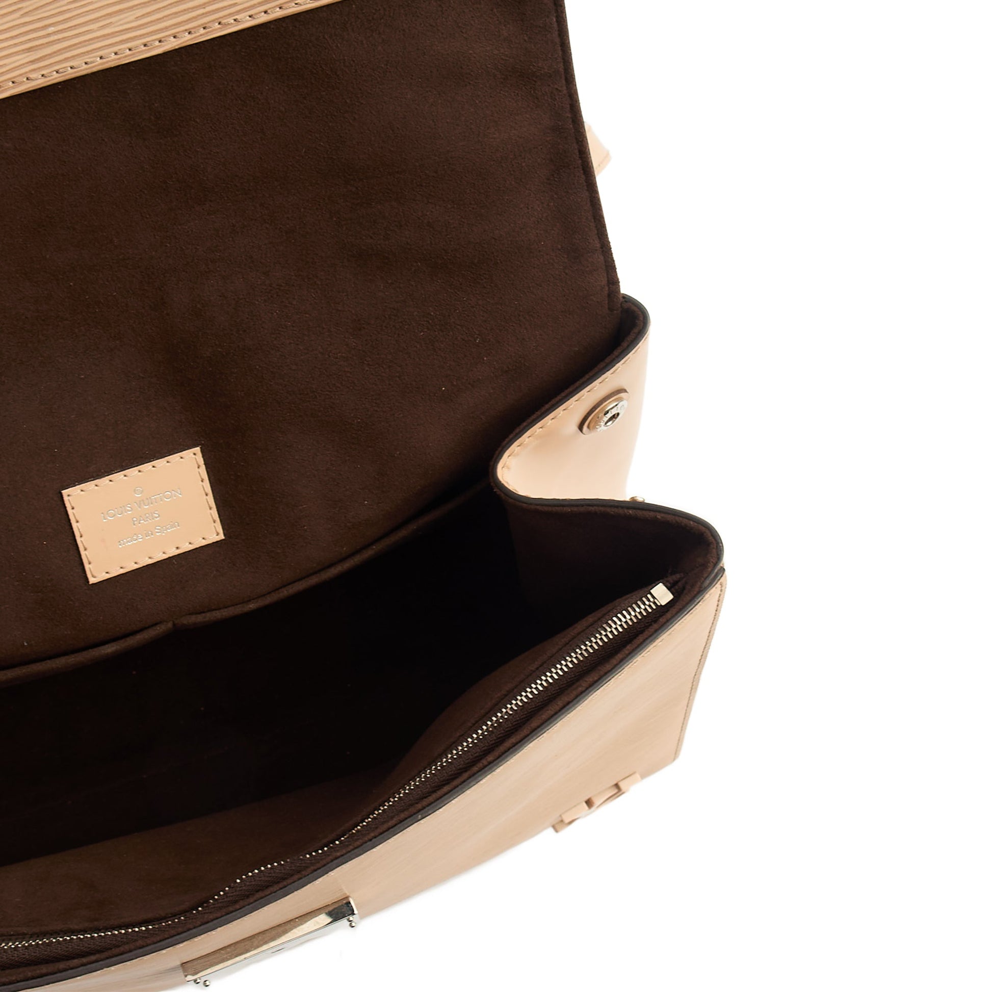 Louis Vuitton Top Handle Cluny MM in Neutral, Epi Leather — Lifestyle View