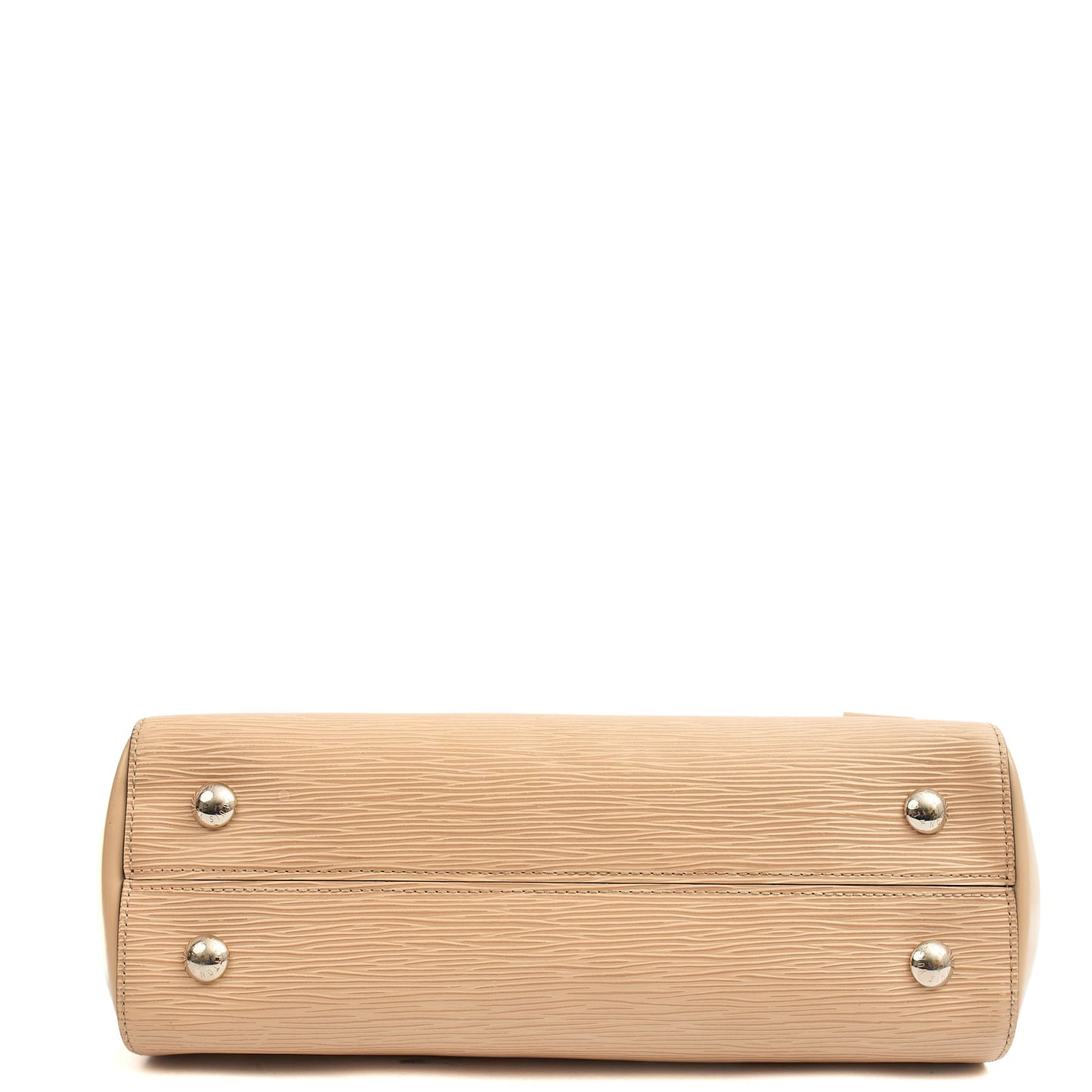 Louis Vuitton Top Handle Cluny MM in Neutral, Epi Leather — Detail View