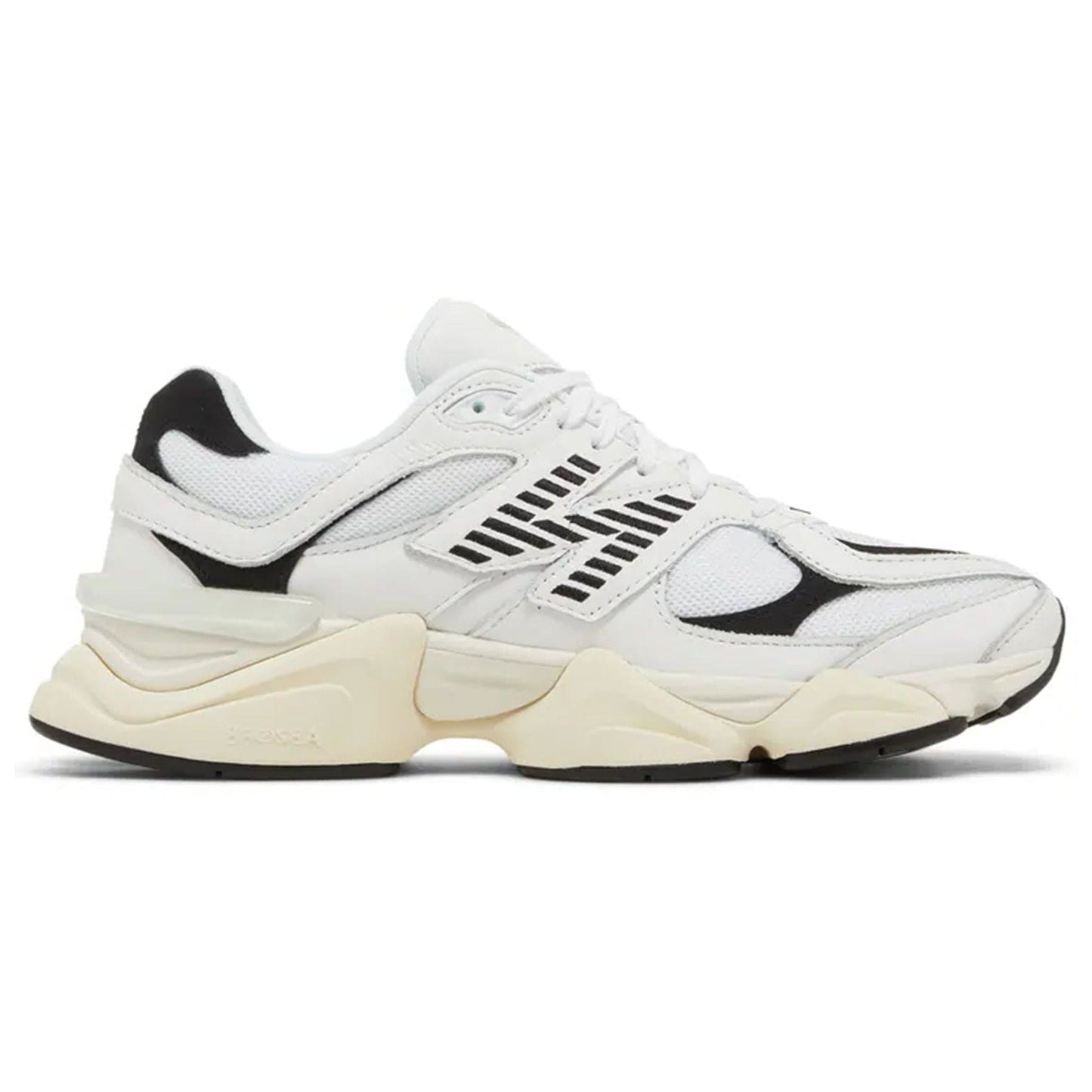 New Balance 9060 'White Black' — UK 3.5 | EU 36 | US 4 — Back View