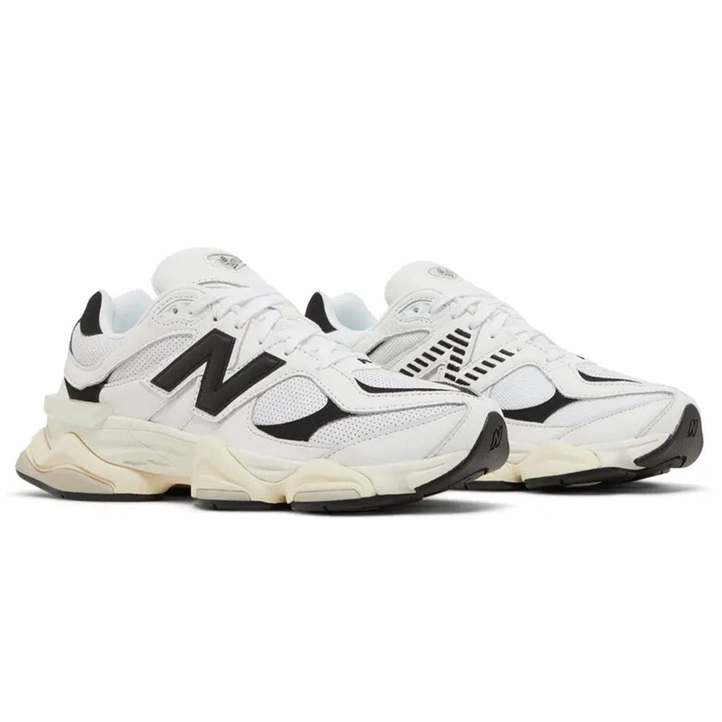 New Balance 9060 'White Black' — UK 3.5 | EU 36 | US 4 — Top View