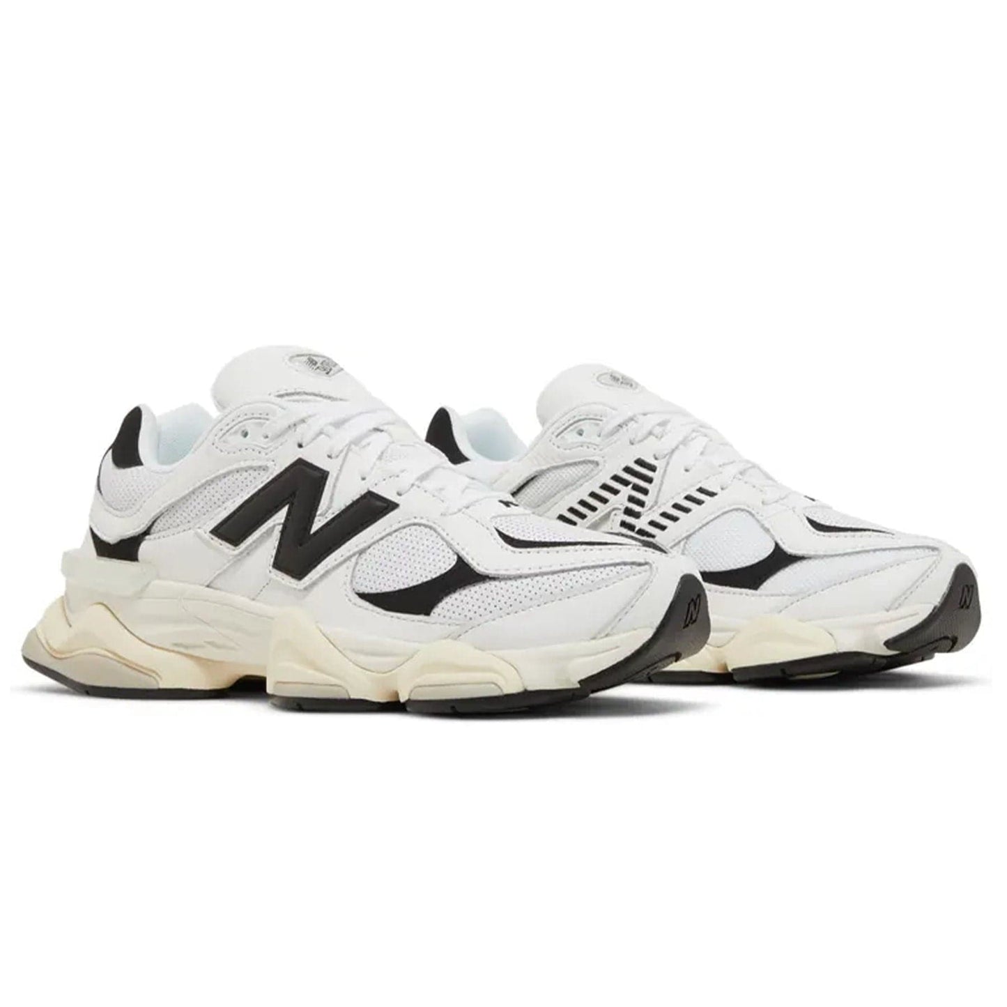 New Balance 9060 'White Black' — UK 3.5 | EU 36 | US 4 — Top View