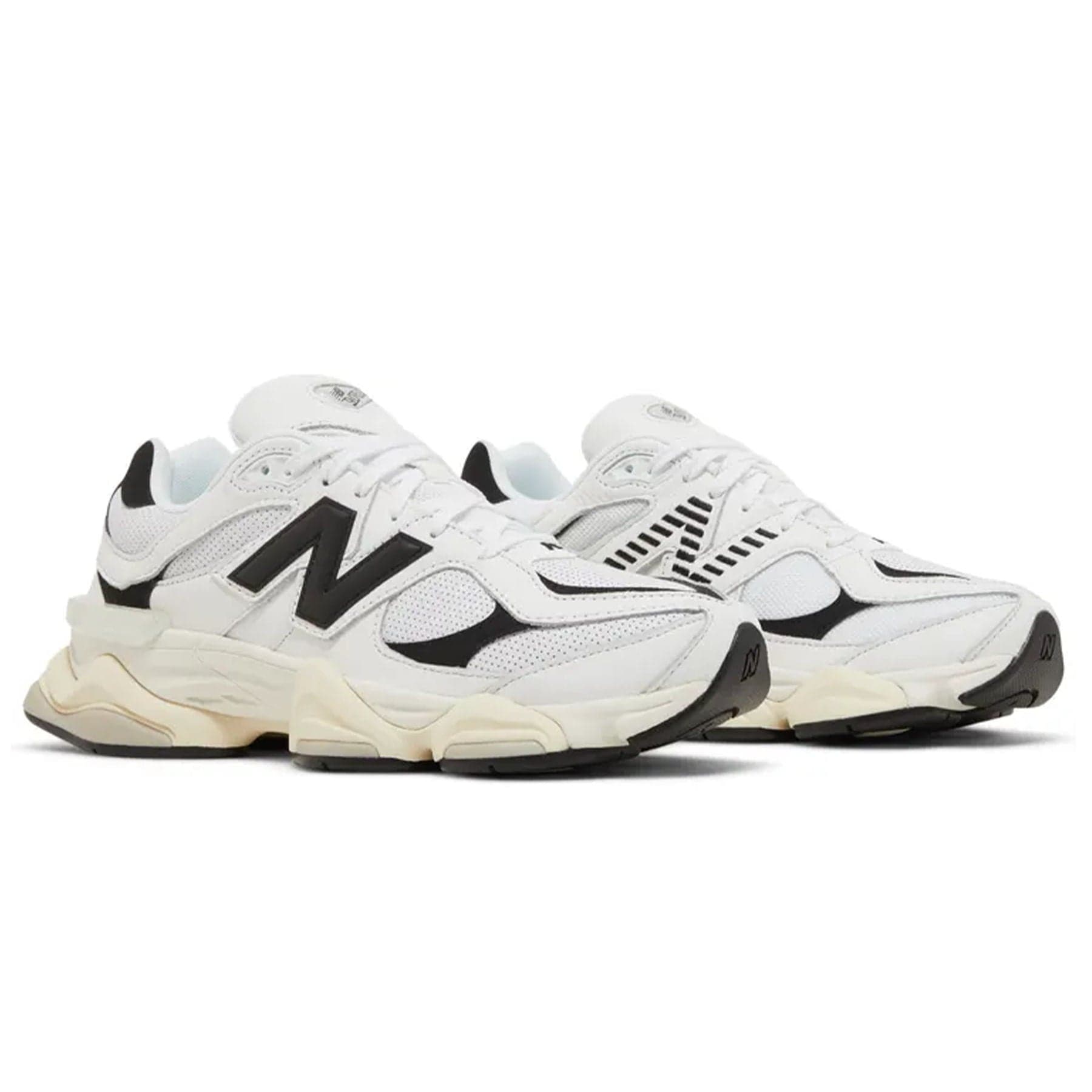 New Balance 9060 'White Black' — UK 3.5 | EU 36 | US 4 — Top View