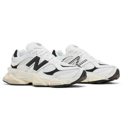 New Balance 9060 'White Black' — UK 3.5 | EU 36 | US 4 — Top View