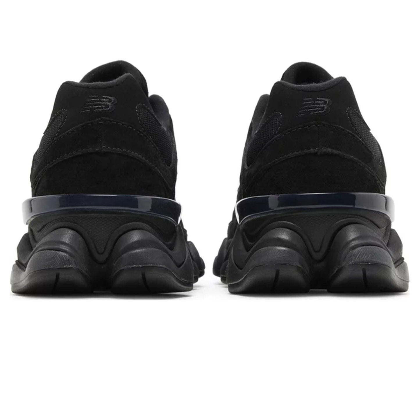 New Balance 9060 'Triple Black Suede' — UK 3.5 | EU 36 | US 4 — Side View