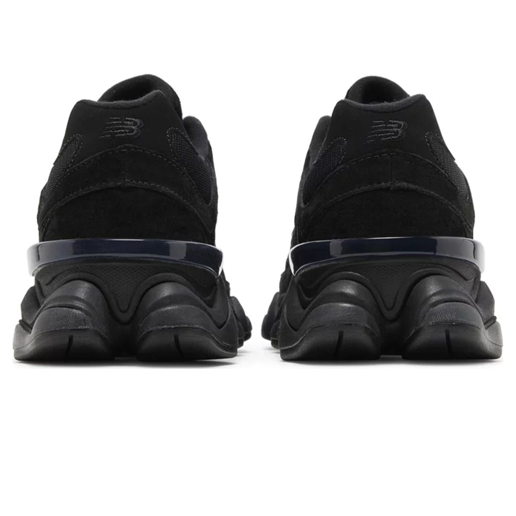 New Balance 9060 'Triple Black Suede' — UK 3.5 | EU 36 | US 4 — Side View