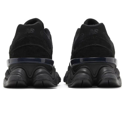 New Balance 9060 'Triple Black Suede' — UK 3.5 | EU 36 | US 4 — Side View