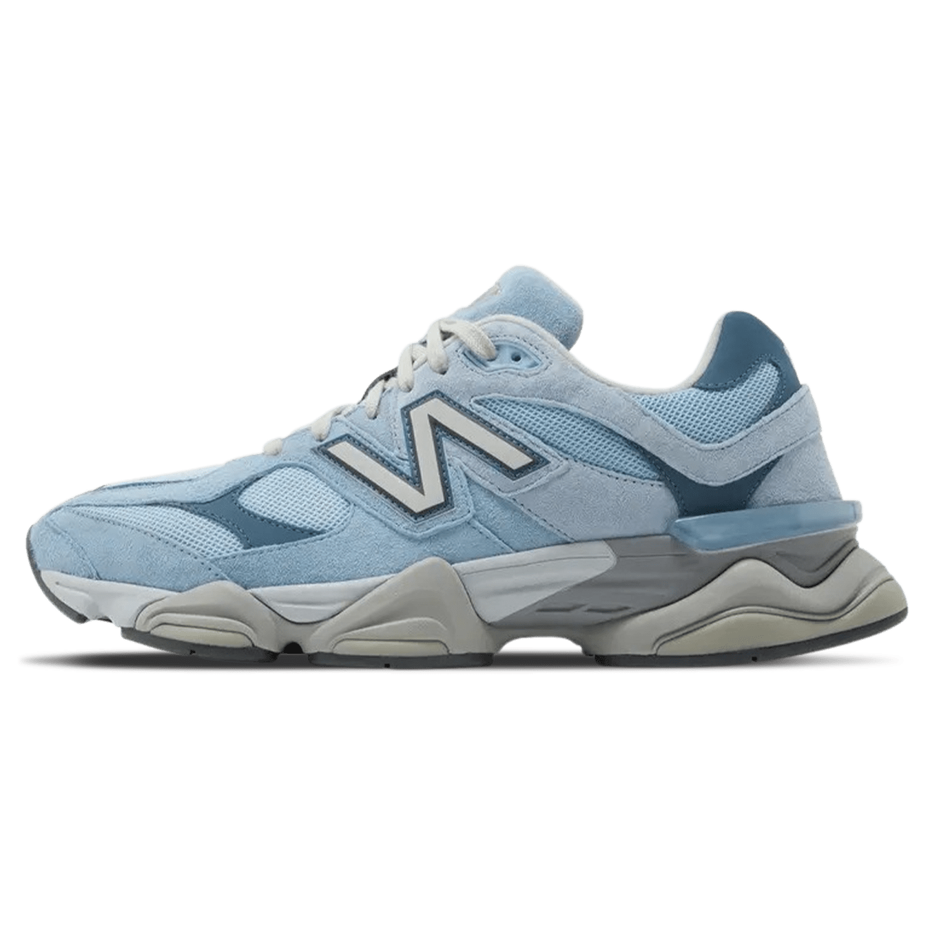 New Balance 9060 'Chrome Blue' — UK 3.5 | EU 36 | US 4 — Front View