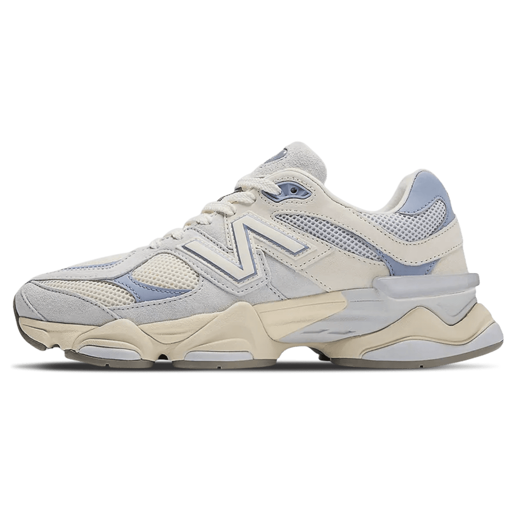 New Balance 9060 'Pearl Grey Linen' — UK 3.5 | EU 36 | US 4 — Front View