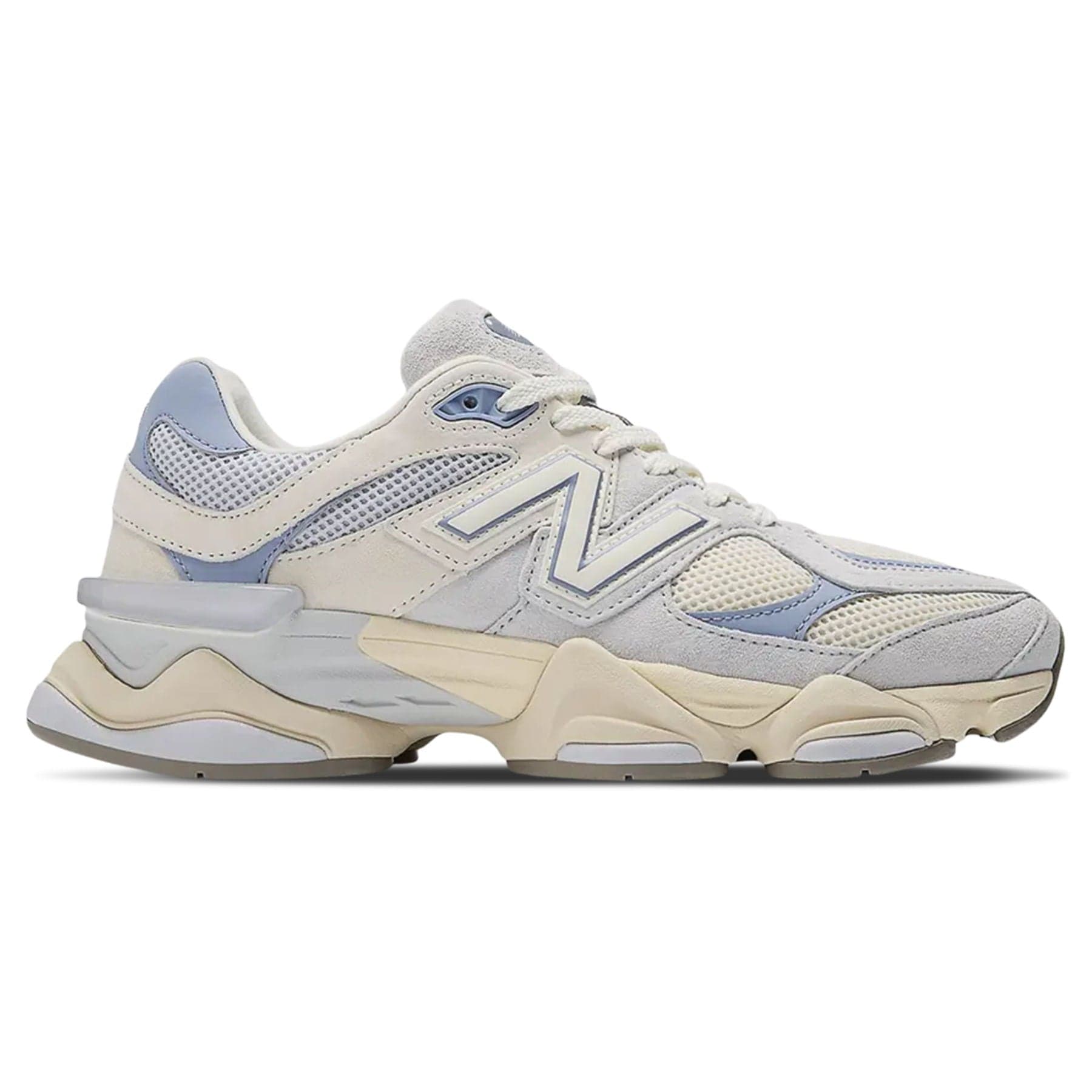 New Balance 9060 'Pearl Grey Linen' — UK 3.5 | EU 36 | US 4 — Side View