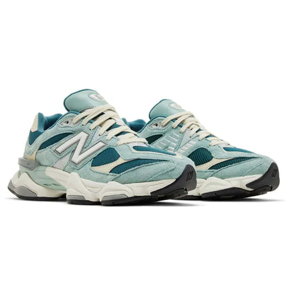 New Balance 9060 'New Spruce Salt Marsh' — UK 3.5 | EU 36 | US 4 — Back View