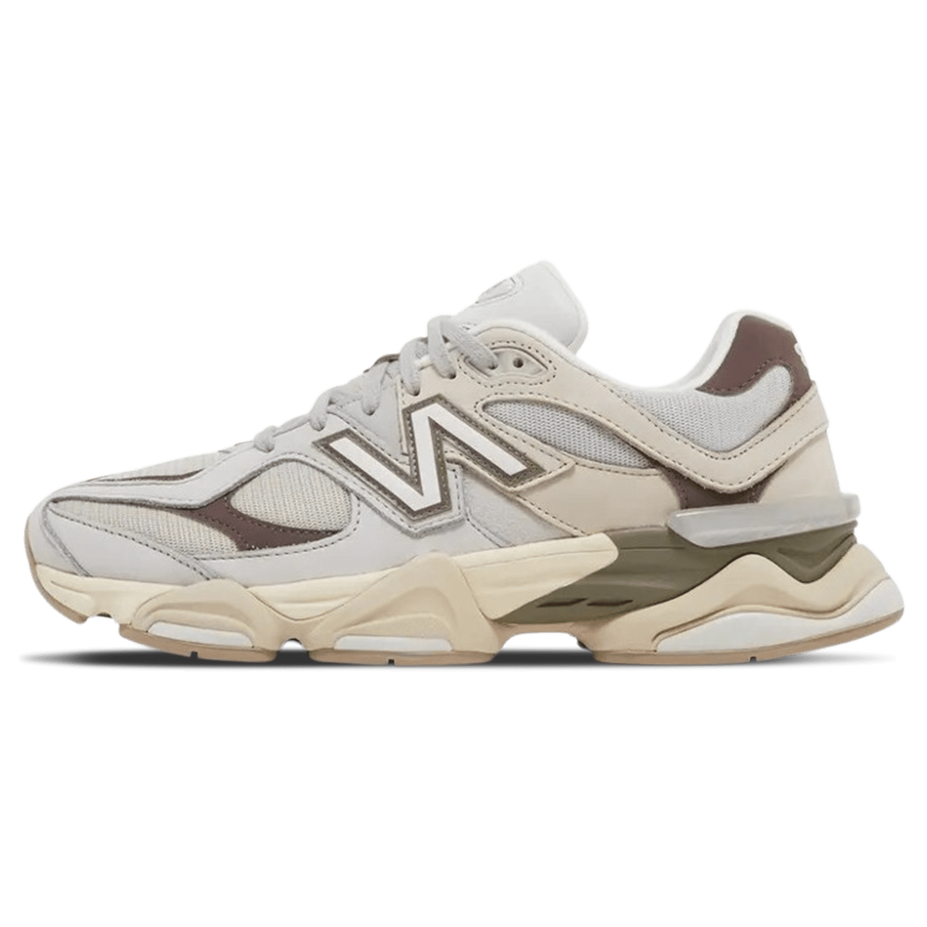 New Balance 9060 'Grey Matter Timberwolf' — UK 3.5 | EU 36 | US 4 — Front View