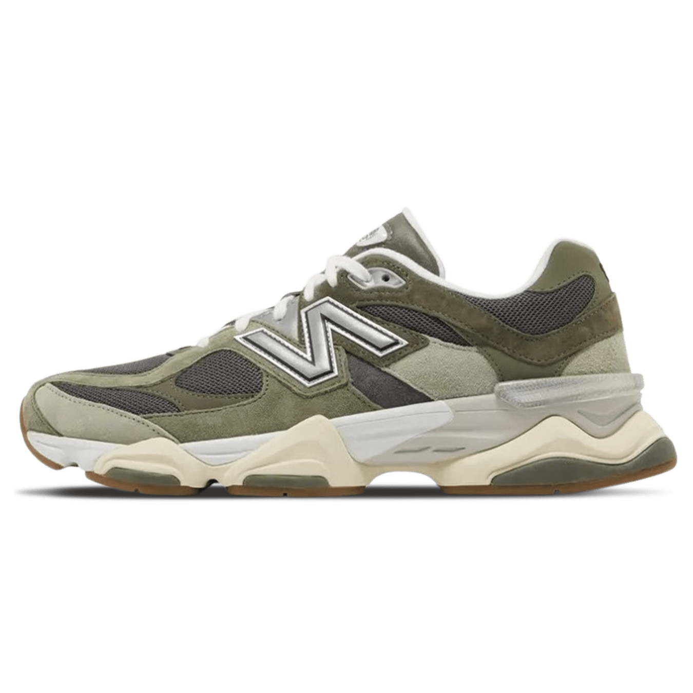 New Balance 9060 'Green Grey' — UK 3.5 | EU 36 | US 4 — Front View