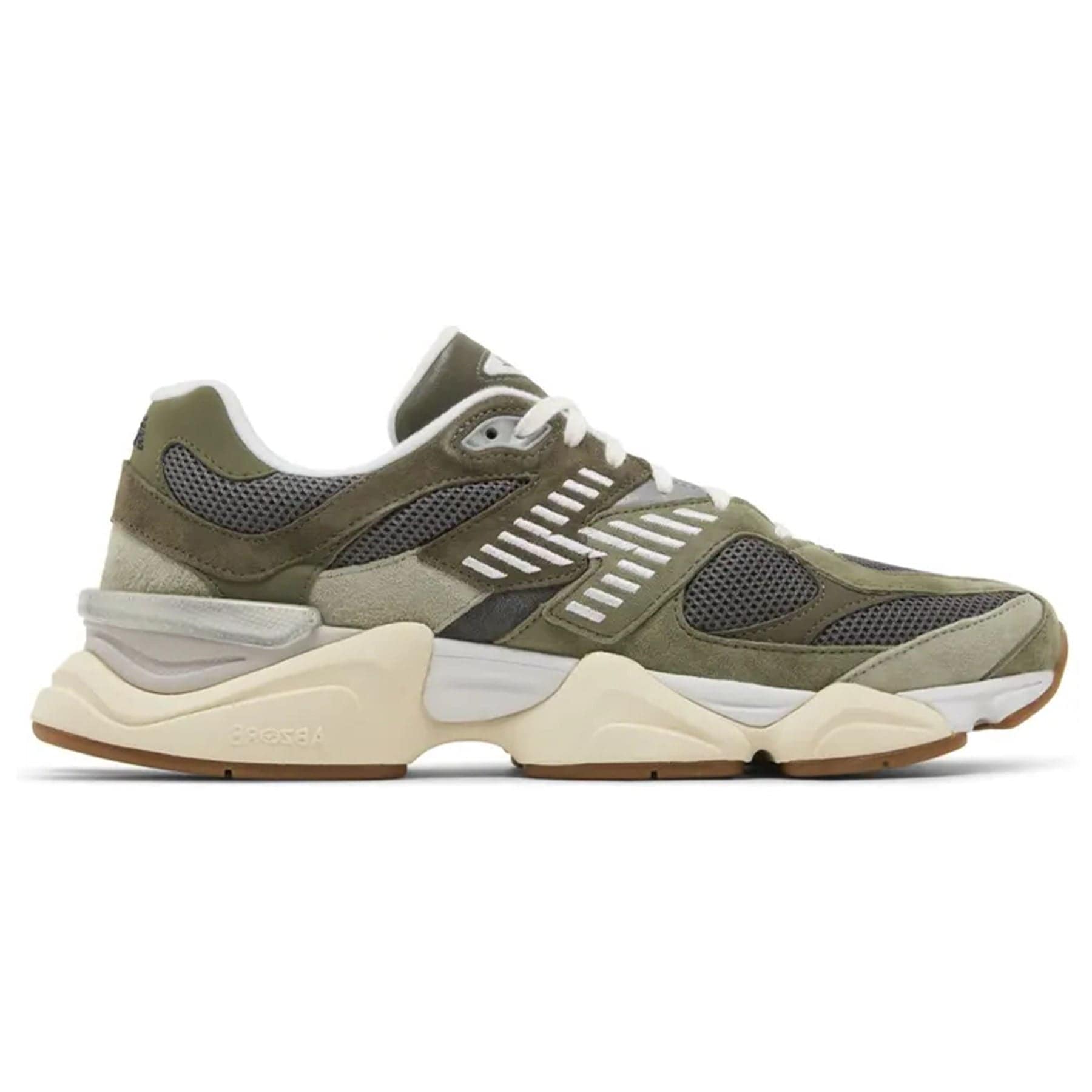 New Balance 9060 'Green Grey' — UK 3.5 | EU 36 | US 4 — Side View