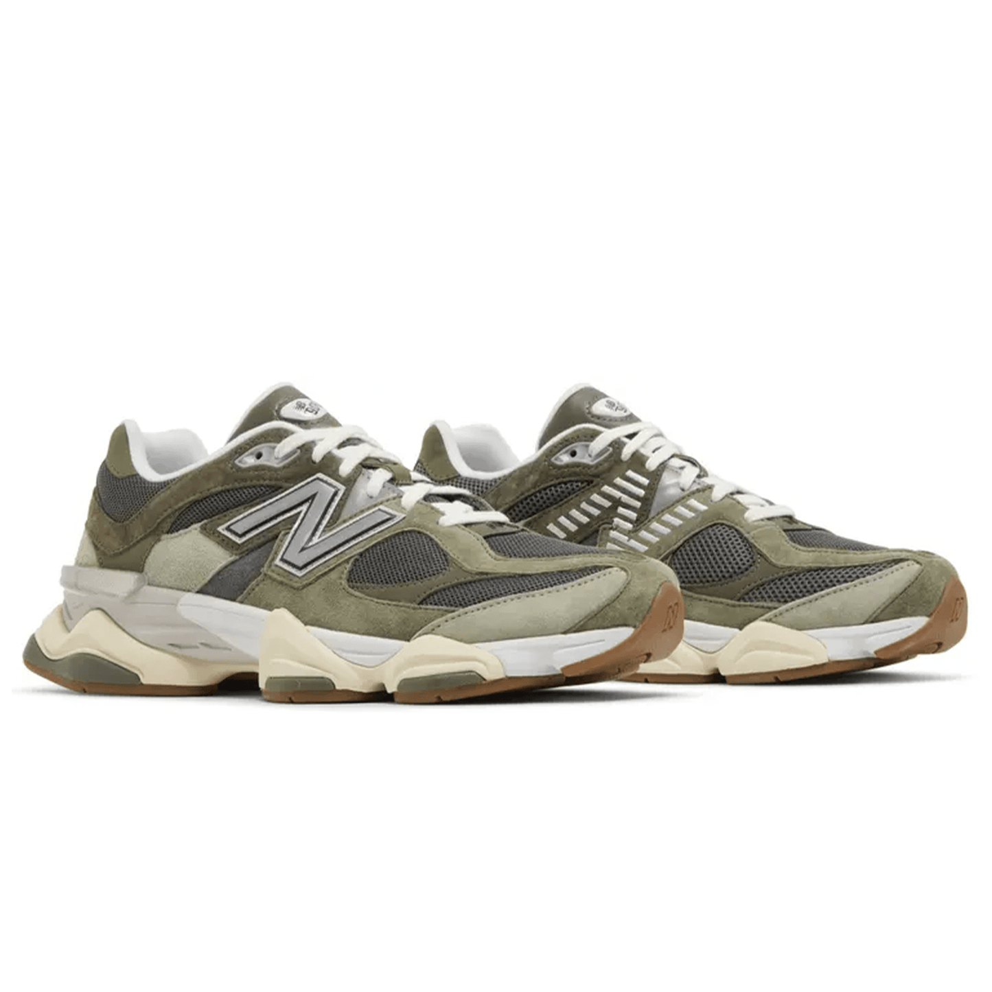New Balance 9060 'Green Grey' — UK 3.5 | EU 36 | US 4 — Back View