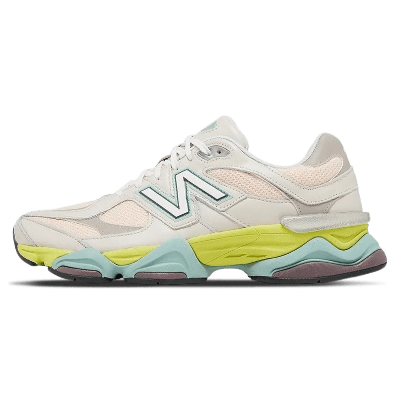 New Balance 9060 'Moonbeam Vintage Rose' — UK 3.5 | EU 36 | US 4 — Front View
