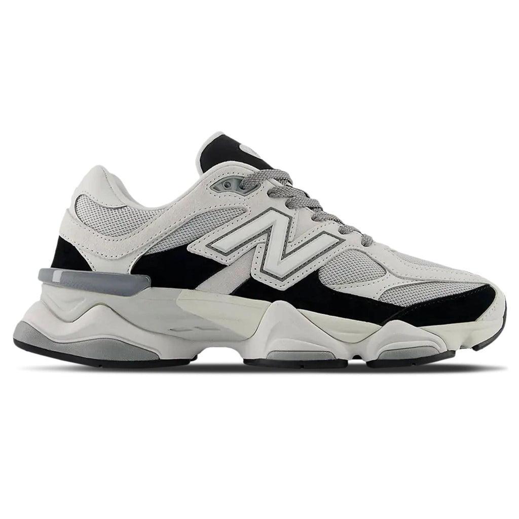 New Balance 9060 'Grey Jet Black' — UK 3.5 | EU 36 | US 4 — Side View