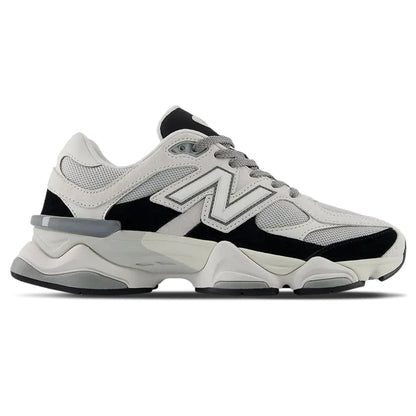 New Balance 9060 'Grey Jet Black' — UK 3.5 | EU 36 | US 4 — Side View