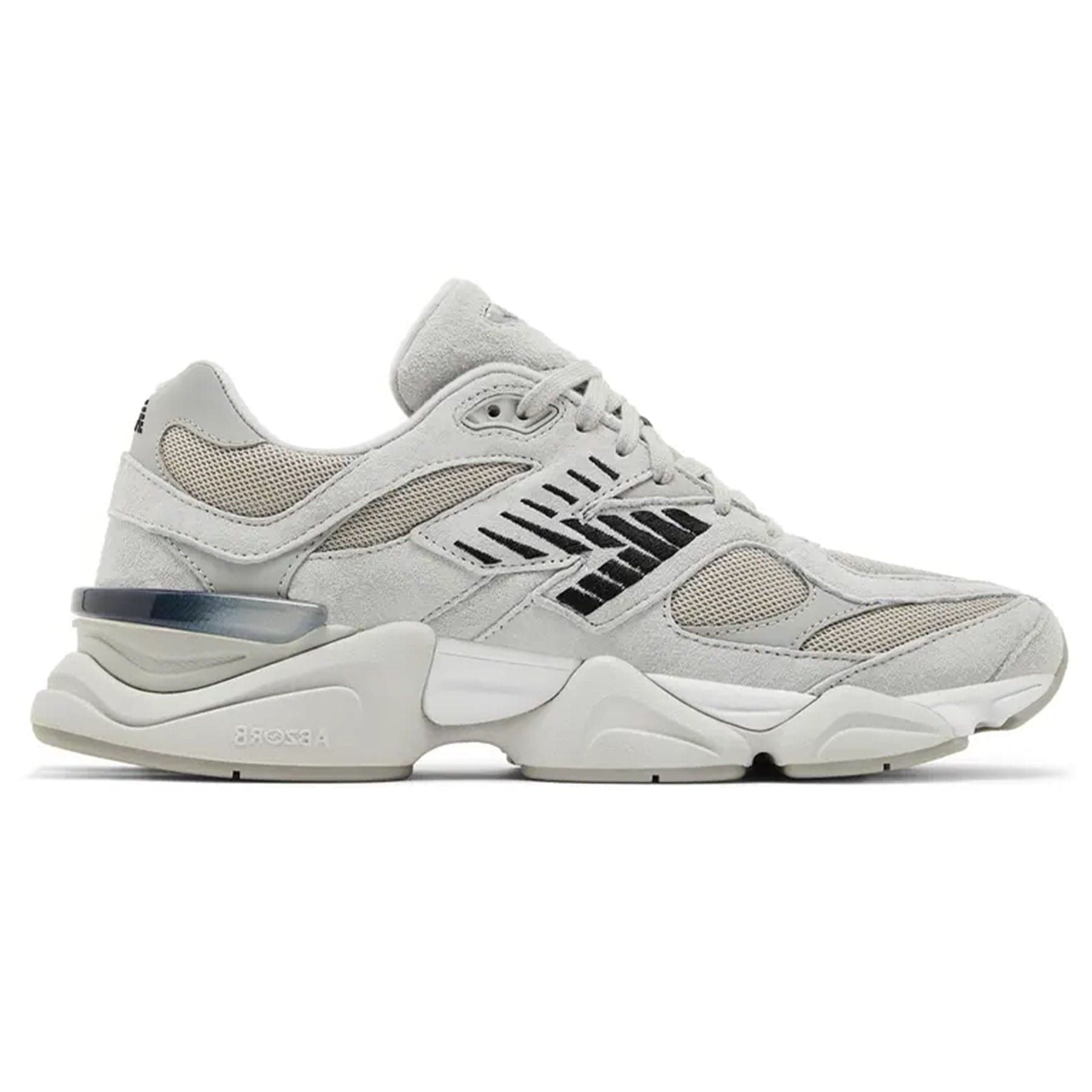 New Balance 9060 'Silver Metallic Grey' — UK 3.5 | EU 36 | US 4 — Side View