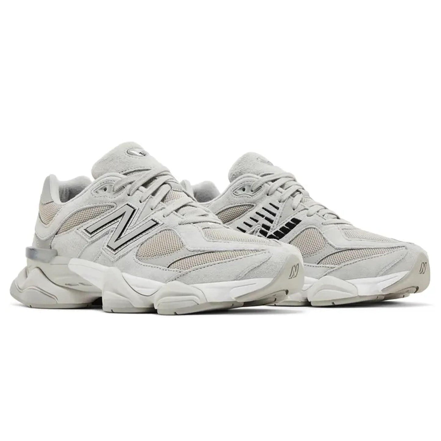 New Balance 9060 'Silver Metallic Grey' — UK 3.5 | EU 36 | US 4 — Back View