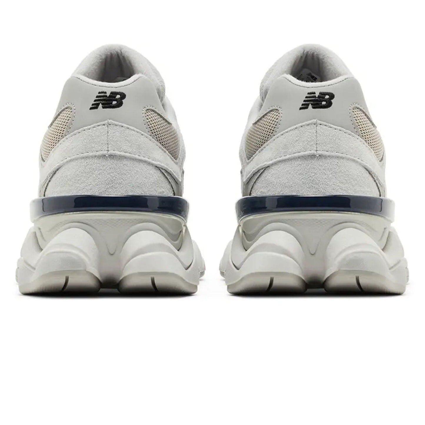 New Balance 9060 'Silver Metallic Grey' — UK 3.5 | EU 36 | US 4 — Top View