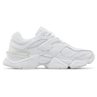New Balance 9060 'Triple White' — UK 3.5 | EU 36 | US 4 — Back View