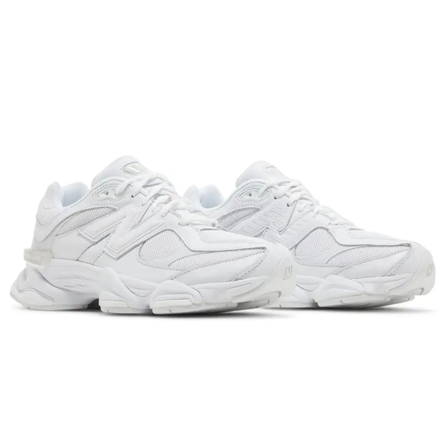New Balance 9060 'Triple White' — UK 3.5 | EU 36 | US 4 — Detail View