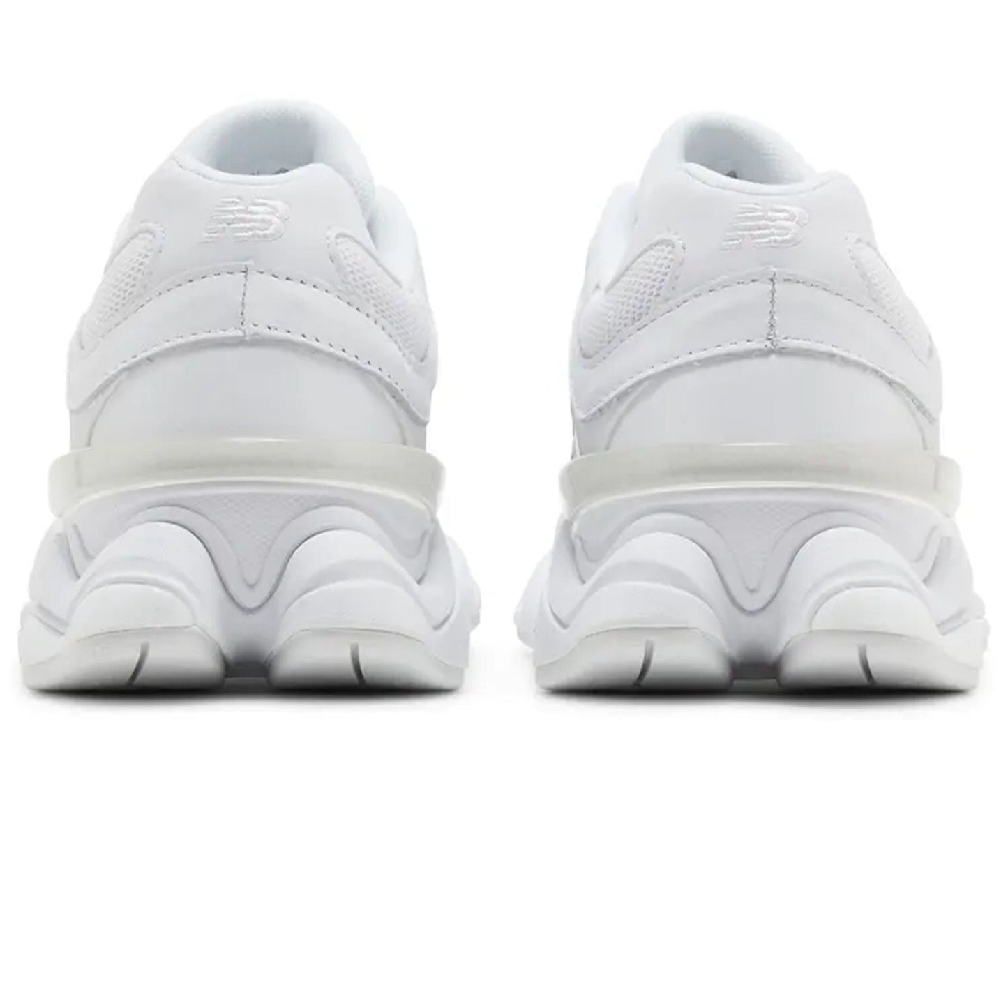 New Balance 9060 'Triple White' — UK 3.5 | EU 36 | US 4 — Top View